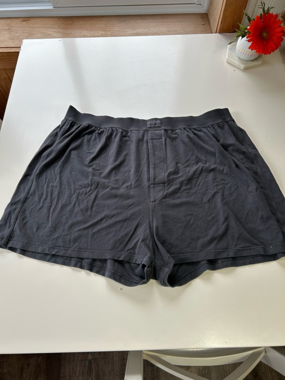 SKIMS Black Women's Soft Lounge Boxer Shorts XL